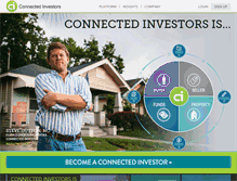 Tablet Screenshot of connectedinvestors.com